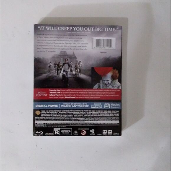 ⬇️⬇️⬇️IT (Pennywise) Blu-ray + DVD + Digital Movie - Picture 2 of 2